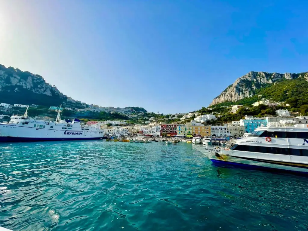 Capri italy port